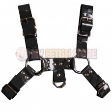 (DM275)Pure hand made 100% natural Latex chest belt dog slave traction bondage fetish banding accessory equipment fetish wear